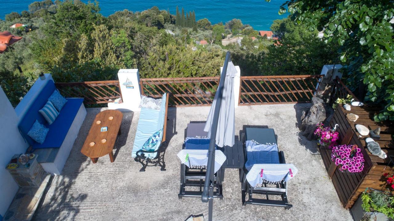 Balcony On The Rocks Villa Agioi Saranta Kültér fotó
